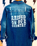 Raised On 90's Country Shacket