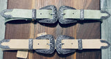 Double Buckle Colored Belts