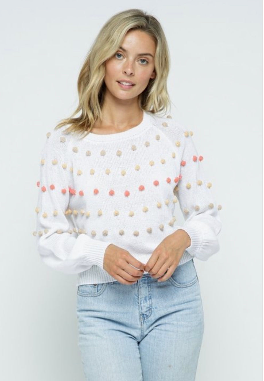Roller Rink Cropped Sweater