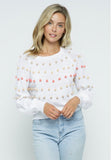 Roller Rink Cropped Sweater