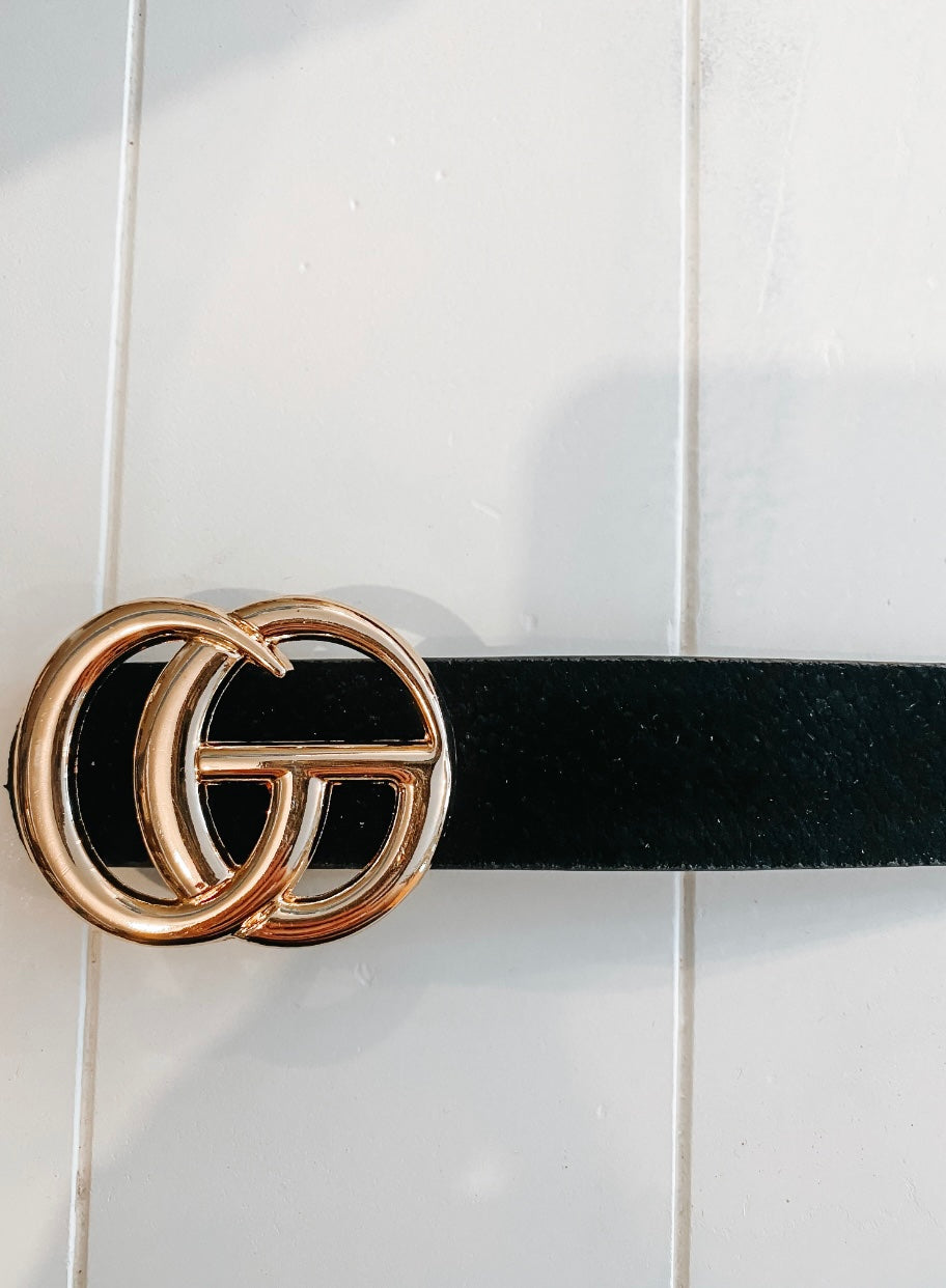 Double G Velvet Belt