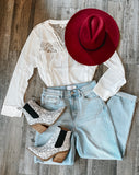 Chic Cowgirl Lace Top