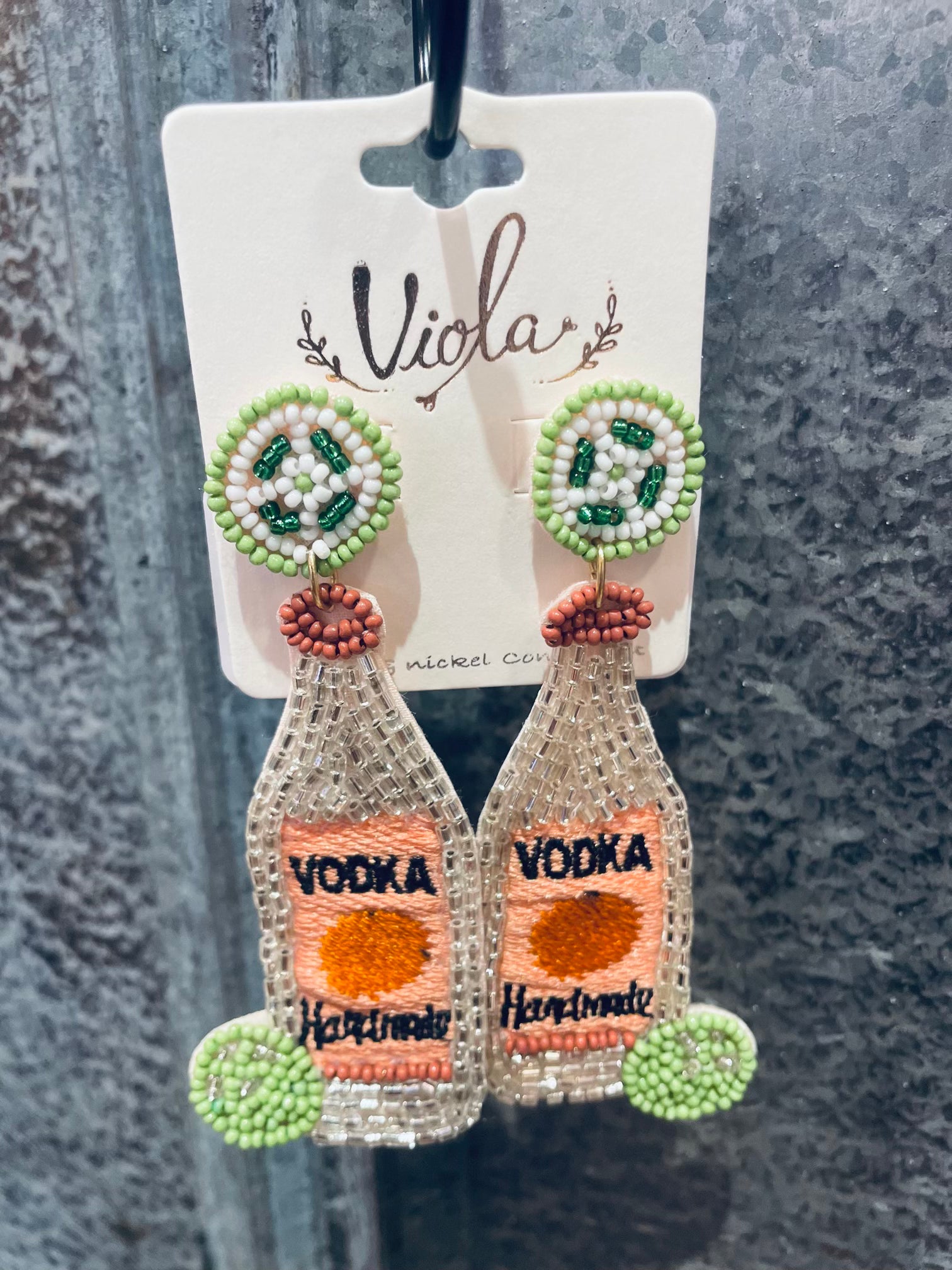 Vodka Earrings