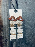 Cowgirl Seed Bead Earrings