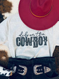 Dibs on the Cowboy Cropped Tee