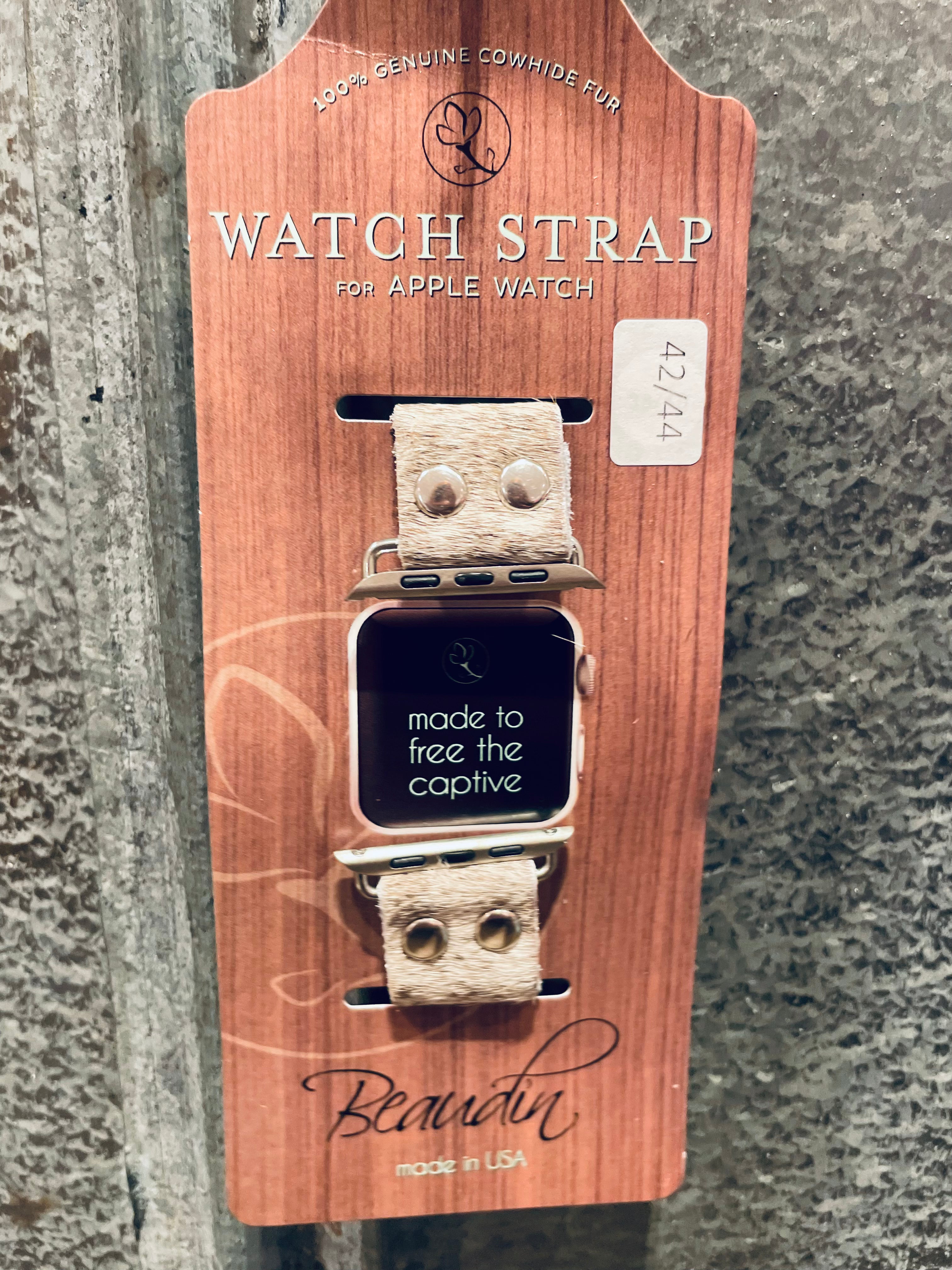 Hair On Hide Apple Watch Band